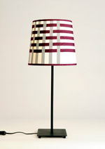 mise en lumiere abat-jour "natté"