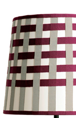 detail sur l'abat-jour "Natté"